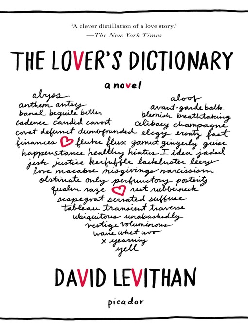 Title details for The Lover's Dictionary by David Levithan - Wait list